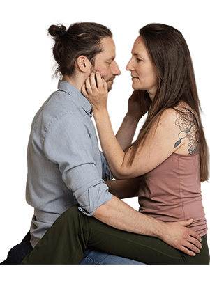 Tantra sessie voor koppels in een intieme rustige setting