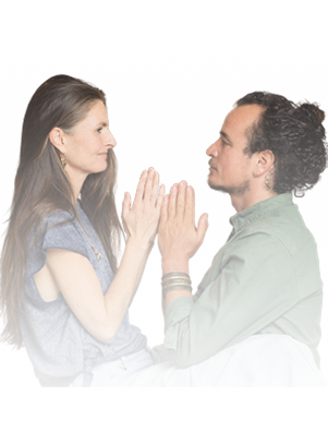 Oogcontact oefening om de band te versterken